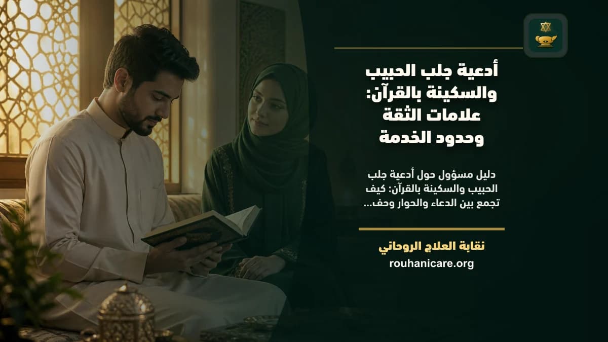 أدعية جلب الحبيب والسكينة بالقرآن: علامات الثقة وحدود الخدمة