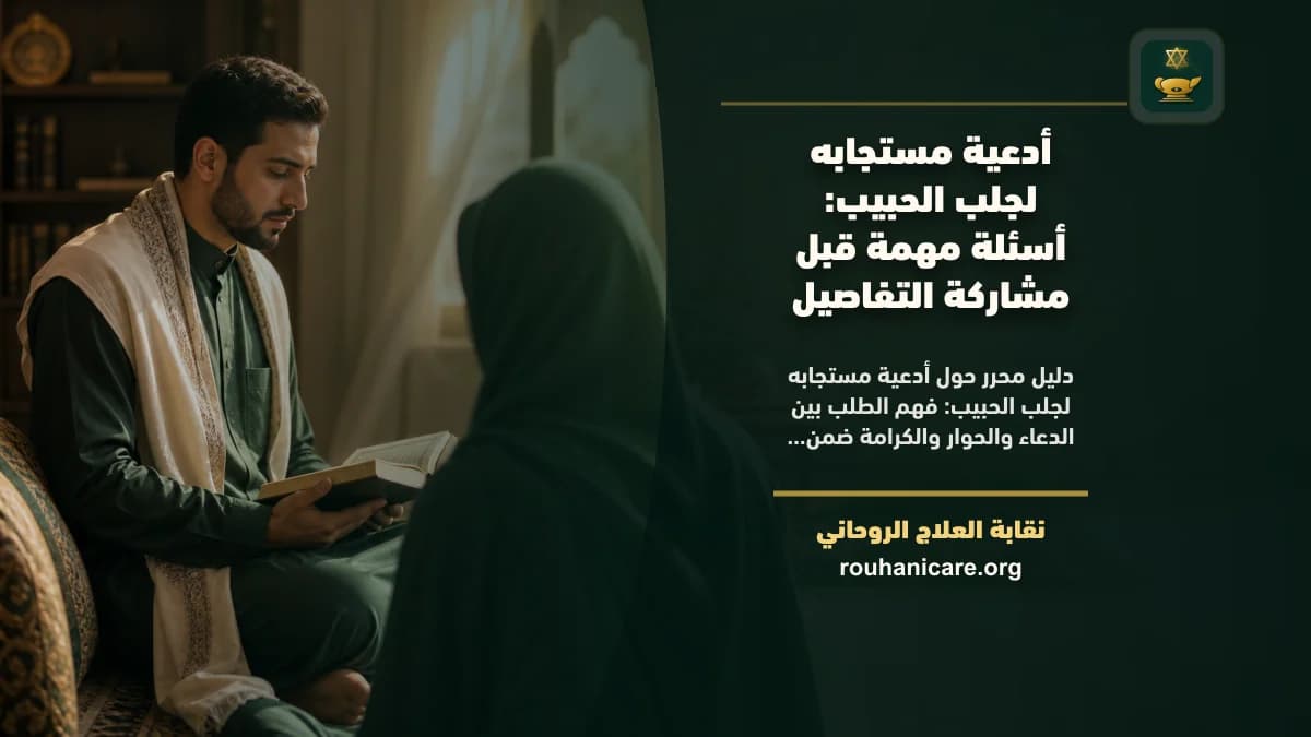 أدعية مستجابه لجلب الحبيب: أسئلة مهمة قبل مشاركة التفاصيل
