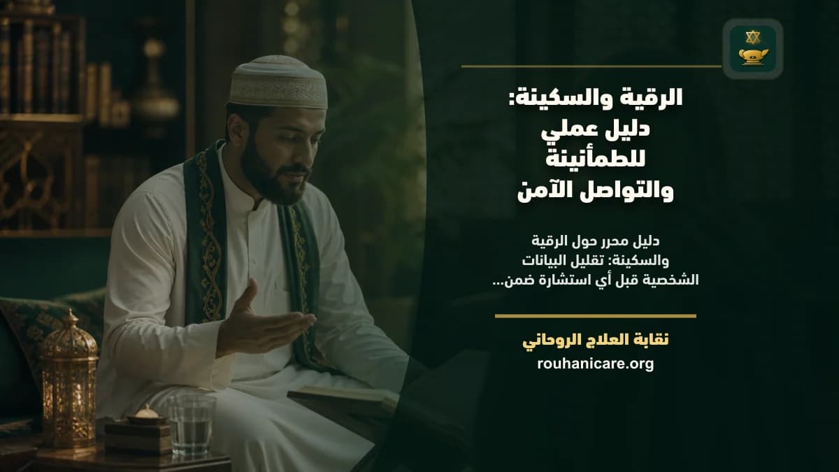 الرقية والسكينة: دليل عملي للطمأنينة والتواصل الآمن