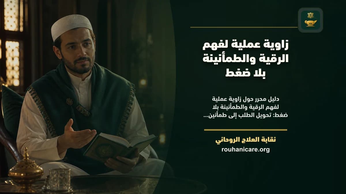 زاوية عملية لفهم الرقية والطمأنينة بلا ضغط