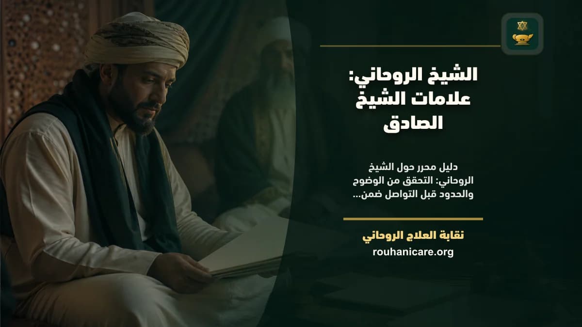 الشيخ الروحاني: علامات الشيخ الصادق