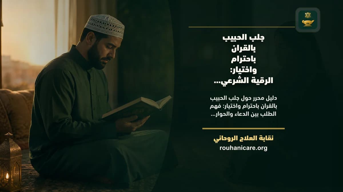 جلب الحبيب بالقران باحترام واختيار: الرقية الشرعية والأدعية النبوية للشفاء وتحقيق السكينة