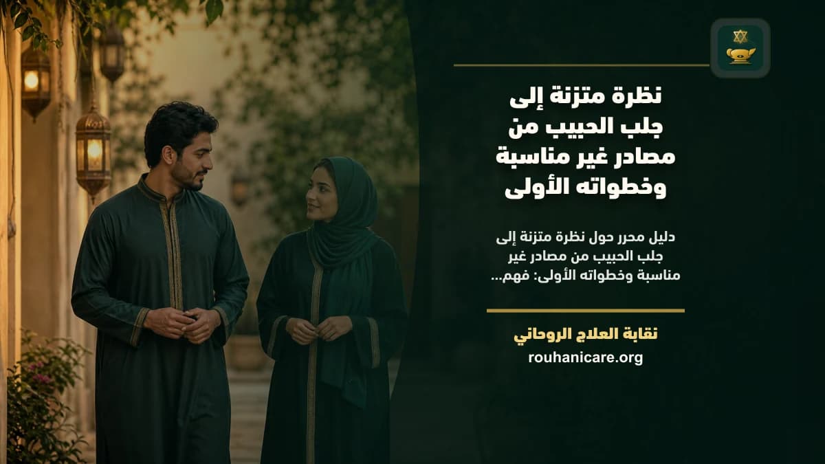نظرة متزنة إلى جلب الحبيب من مصادر غير مناسبة وخطواته الأولى