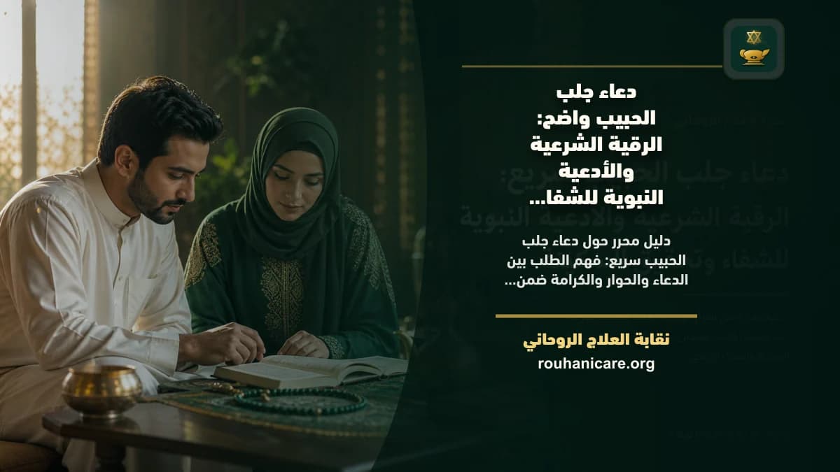 دعاء جلب الحبيب سريع: الرقية الشرعية والأدعية النبوية للشفاء وتحقيق السكينة