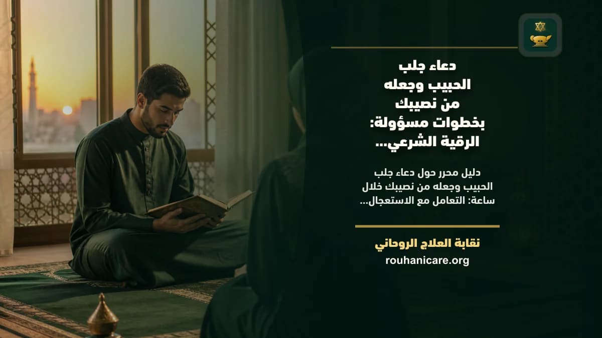 دعاء جلب الحبيب وجعله من نصيبك خلال ساعة: الرقية الشرعية والأدعية النبوية للشفاء وتحقيق السكينة