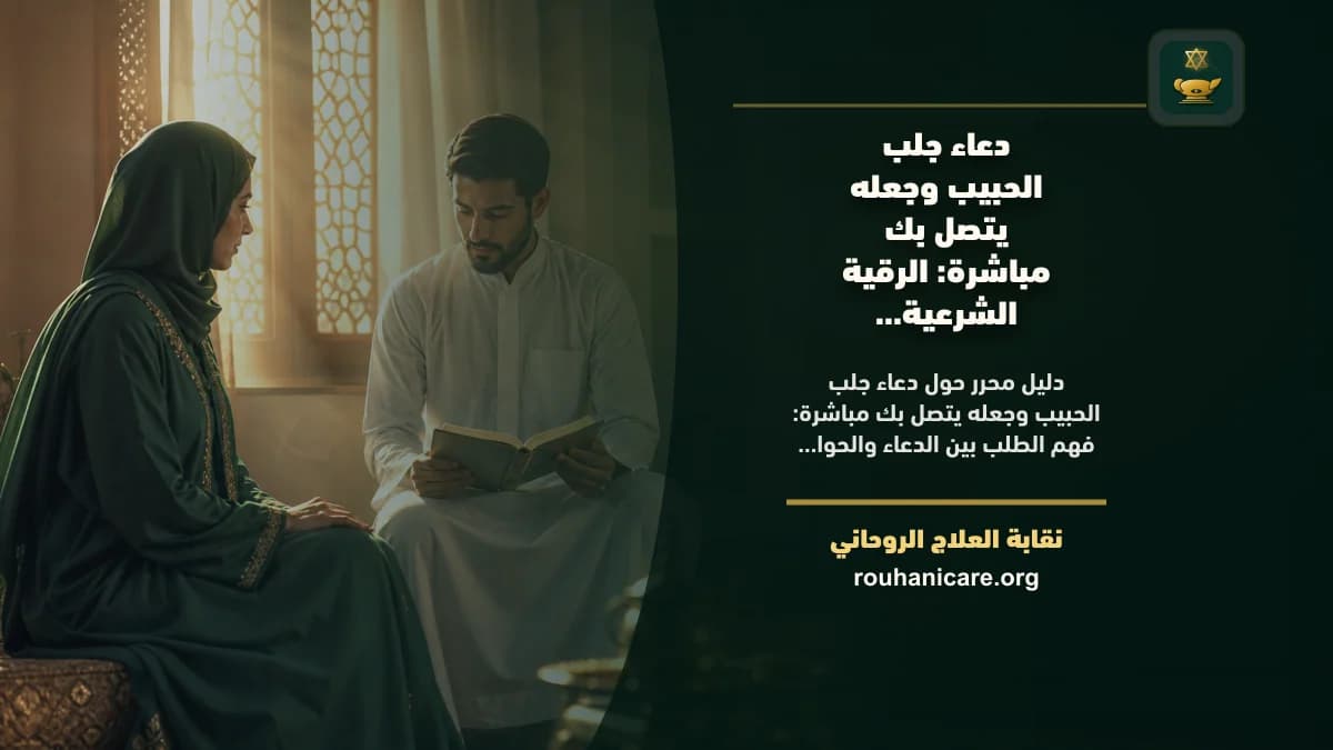 دعاء جلب الحبيب وجعله يتصل بك مباشرة: الرقية الشرعية والأدعية النبوية للشفاء وتحقيق السكينة