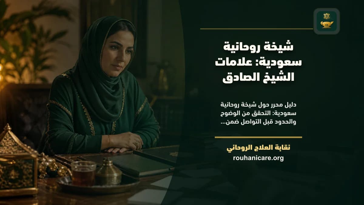 شيخة روحانية سعودية: علامات الشيخ الصادق