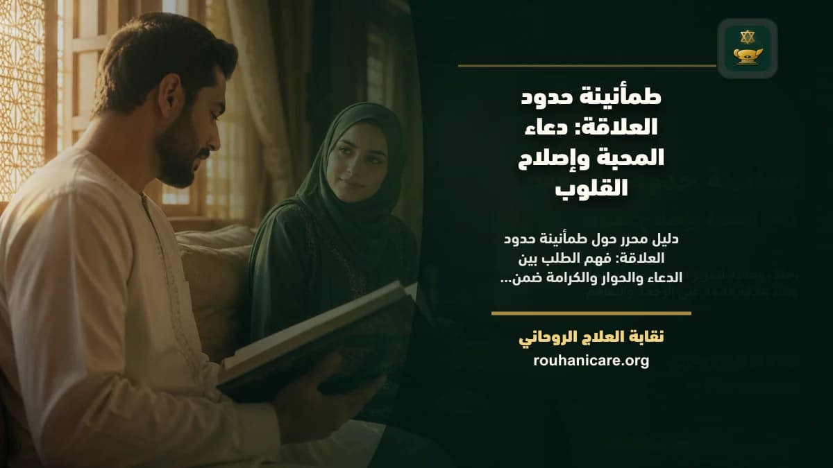 طمأنينة حدود العلاقة: دعاء المحبة وإصلاح القلوب