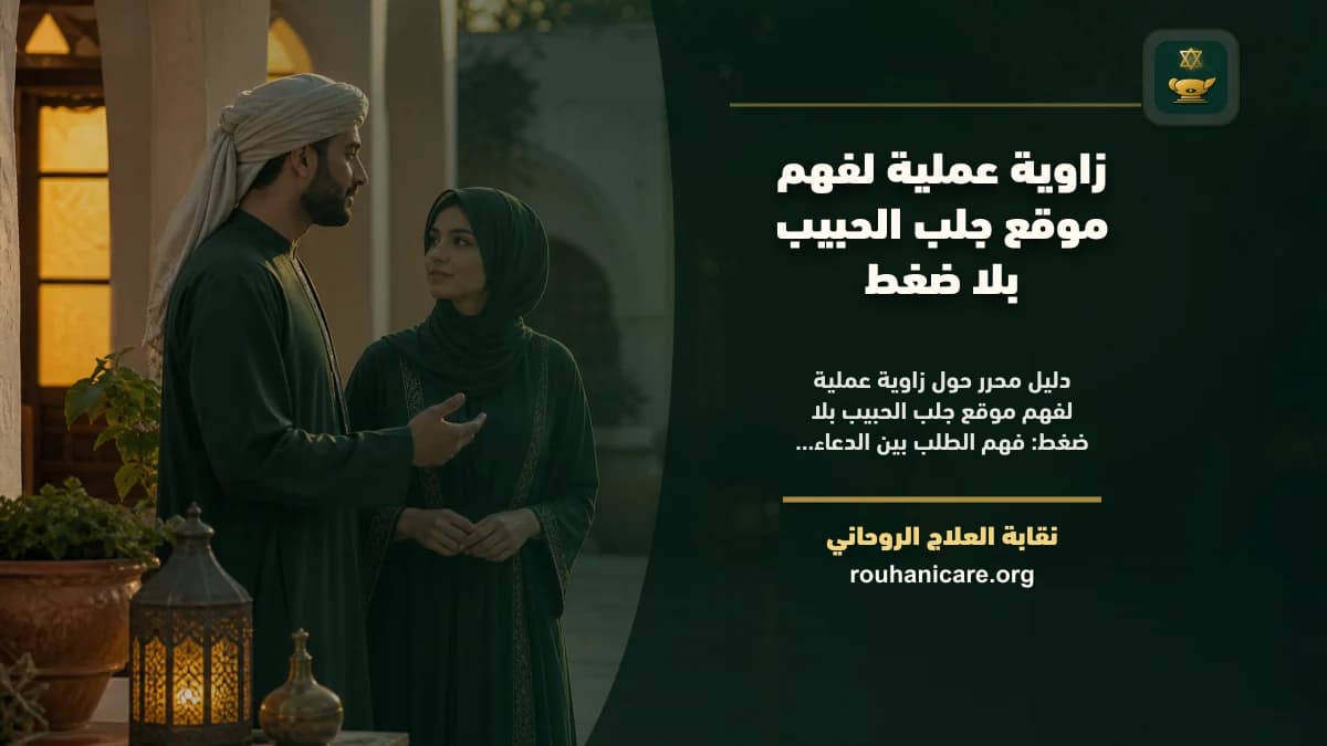 زاوية عملية لفهم موقع جلب الحبيب بلا ضغط