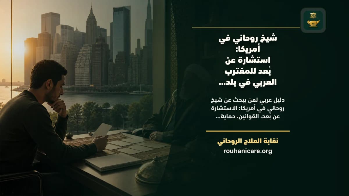 شيخ روحاني في أمريكا: استشارة عن بُعد للمغترب العربي في بلد القوانين الصارمة