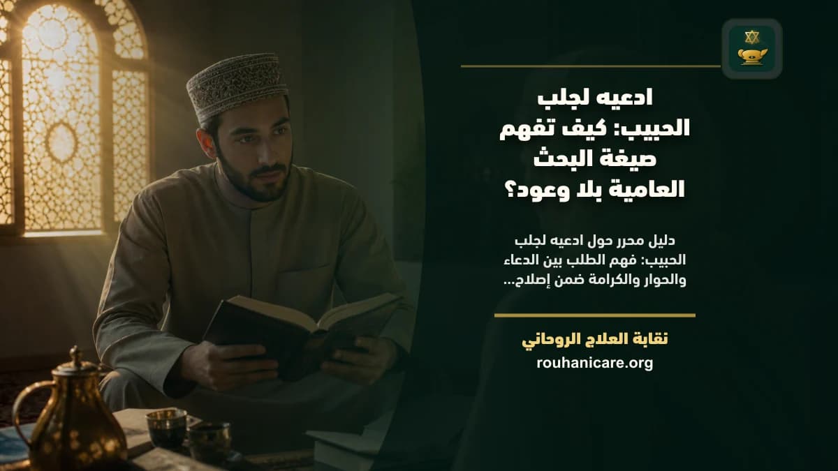 ادعيه لجلب الحبيب: كيف تفهم صيغة البحث العامية بلا وعود؟
