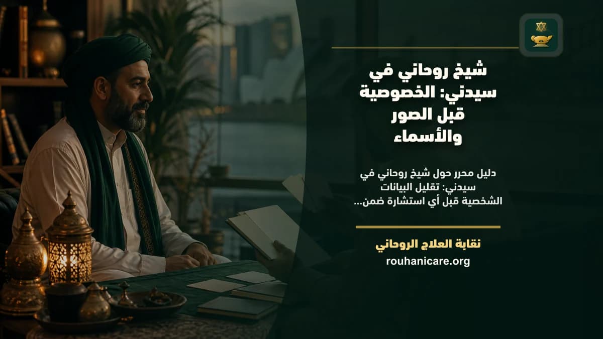 شيخ روحاني في سيدني: الخصوصية قبل الصور والأسماء