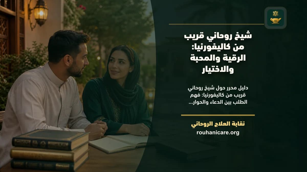 شيخ روحاني قريب من كاليفورنيا: الرقية والمحبة والاختيار