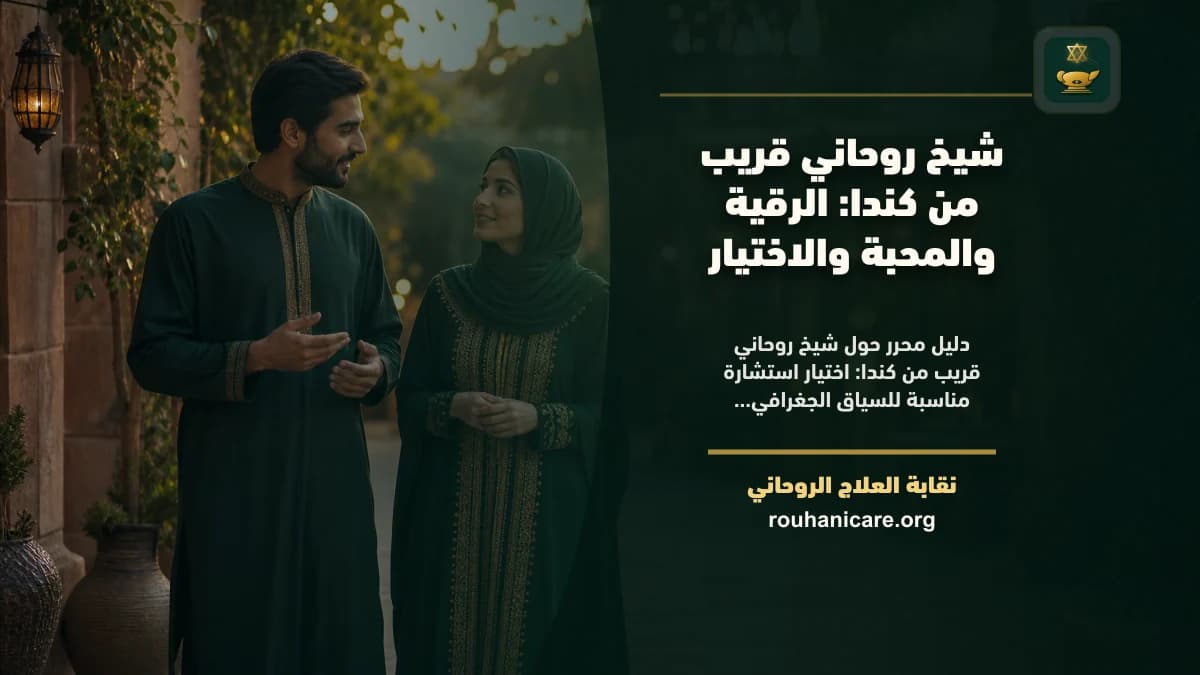 شيخ روحاني قريب من كندا: الرقية والمحبة والاختيار