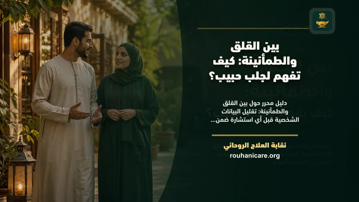 بين القلق والطمأنينة: كيف تفهم لجلب حبيب؟
