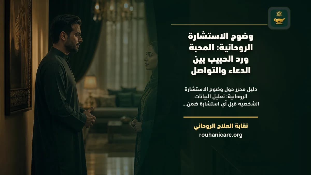 وضوح الاستشارة الروحانية: المحبة ورد الحبيب بين الدعاء والتواصل